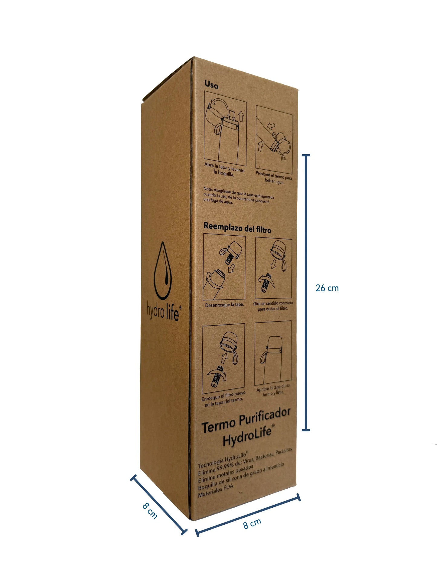 Kit 3 Repuestos Filtro Electropol® Termo Purificador HydroLife