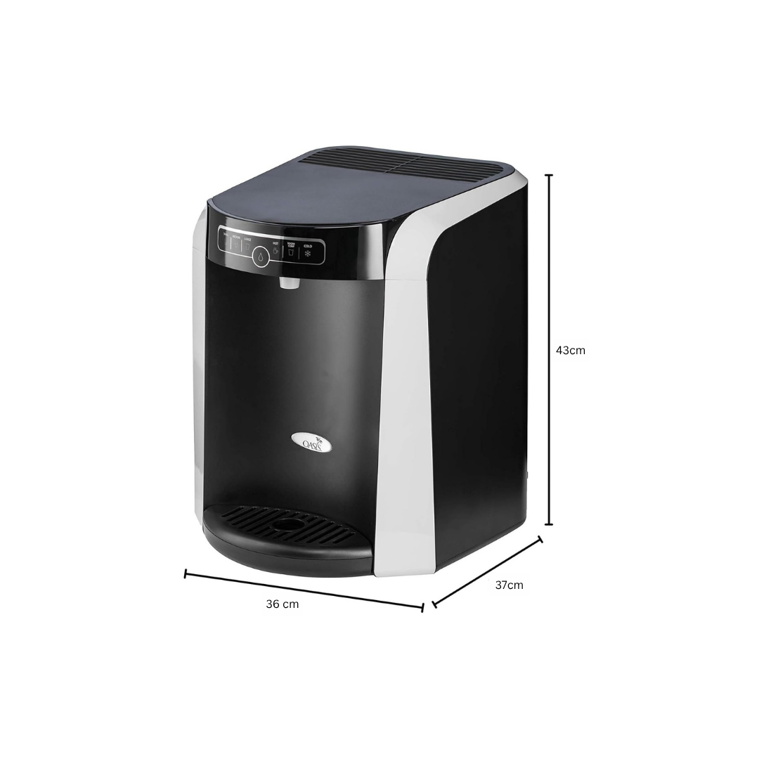 HydroLife Dispensador de Mesa 3.5L/H Agua Fría y Caliente Oasis Con Purificación